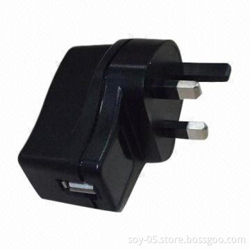 AC/DC USB Switching Adapter with 10W Single Output Power Supply, Built-in OCP and SCP